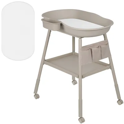 Produktbild von Wickeltisch Wickelauflage Wickelkommode - Mobil - Mit Rollen und Bremsen - Bis 11 kg