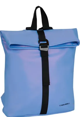 Produktbild von Mart Los Angeles Metallic Helllila 7L Rolltop Rucksack Wasserabweisend