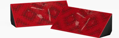 Obrázek produktu pro balení 2 kusů - Úzká akustická rohová basová past | Rozměr: 23 x 50 cm | Barva: (červený lesklý plast, REBAT horizont)