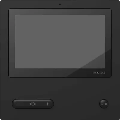 Produktbild von Siedle BVPC 850-0 S Bus-Video Panel Comfort Touch 17,8cm Schwarz 044204 (200044204-00)