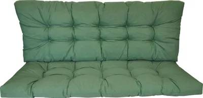 Produktbild von Premium Kissen , Polster für Hollywoodschaukel , Gartenschaukel , Gartenbank B 130 cm , Fb. Colore verde scuro (dunkelgrün)