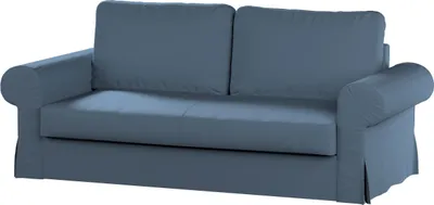 Produktbild von Dekoria Bezug für Backabro 3-Sitzer Sofa ausklappbar, blau, Bezug für Backabro 3-Sitzer Sofa