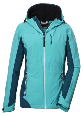 Productafbeelding van Killtec dames functionele jas/outdoorjas met capuchon en afneembare sneeuwvanger