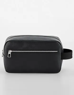 Immagine prodotto di Quadra QD779 | Tailored Luxe Wash Bag Borsa da toilette - Colore: Nero - Dimensioni: 25,5 x 16 x 9 cm