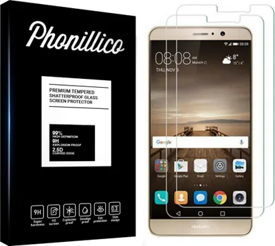 Produktbild von Hartglas für Huawei MATE 9 [2 Stück] Displayschutzfolie Screen Protector Film Anti-Kratzer Glas Resistant Phonillico®