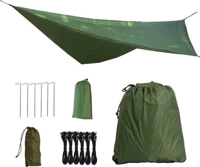 Produktbild von Famanu Campingzeltplane wasserdicht 3 x 3 m - grün