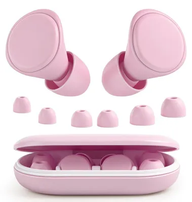 Produktbild von Ohrstöpsel zum Schlafen 36dB Noise Cancelling, 3 Größen S/M/L, Rosa