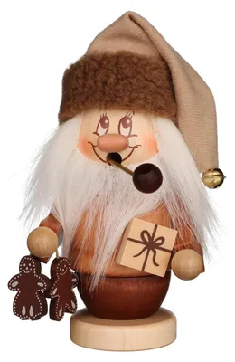 Produktbild von Christian Ulbricht Räuchermann Wichtel Weihnachtsmann Päckchen