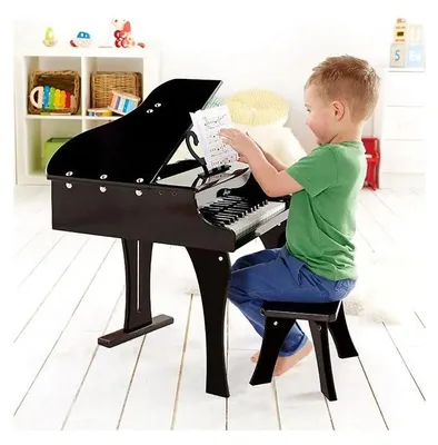 Immagine prodotto di Hape Early Melodies pianoforte a coda giocattolo nero, E0320
