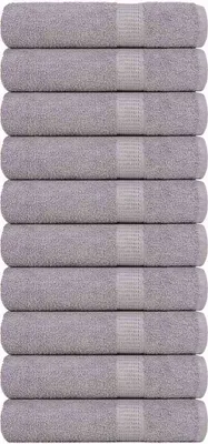 Produktbild von Badetücher FROGN 10 Stk. Grau 100x150 cm 360 g/m²