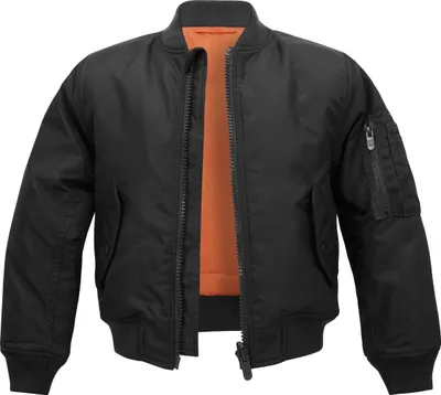 Produktbild von Brandit Jacke Uni Kids MA1 Jacket schwarz Basics 100% Nylon 158/164