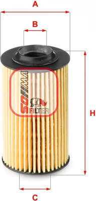 Produktbild von Ölfilter SOFIMA S 5163 PE Filtereinsatz für OPEL INSIGNIA Caravan Vectra C Caravan (Z02) INSIGNIA INSIGNIA Stufenheck Vectra C Limousine (Z02)