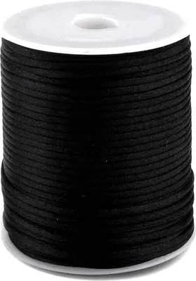 Produktbild von 90m Satinschnur 2mm Satinkordel Schmuck-Kordel -Schnur Kumihimo Bänder
