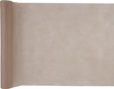 Produktbild von Tischläufer Vlies Dekostoff 30 cm x 25 m - Taupe