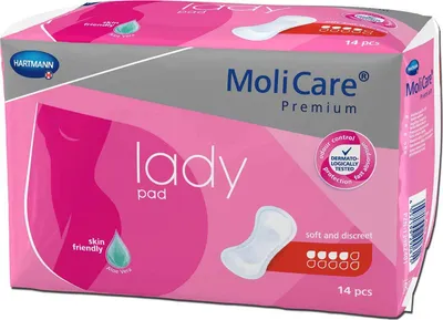 Produktbild von Hartmann MoliCare Premium lady pad Einlagen, 4 Tropfen - 14 Stck | Packung (14 Stck)
