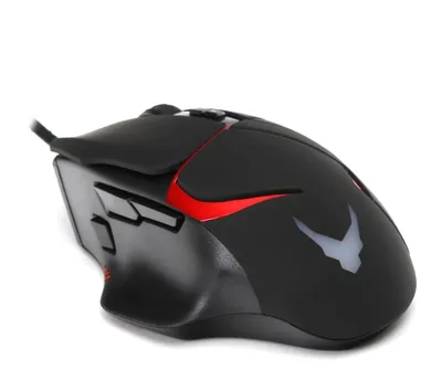 Produktbild von Zarivy Gaming-Maus mit LED-Licht, DPI einstellbar von 1200 bis 3200, ideal für V