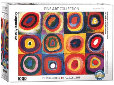 Zdjęcie produktu dla Puzzle 1000 elementów Kandinsky Study Squares