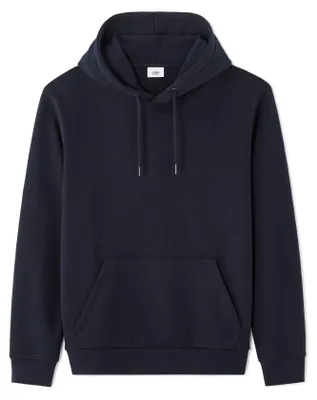 Produktbild von Celio Fesix Kapuzenpullover für Herren, Größe L, aus 100% Baumwolle, Dunkelblau