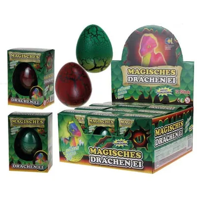 Produktbild von Magisches Drachenei, schlüpft aus dem Ei, wächst weiter, zufällige Farben Kinder (1 Stück)