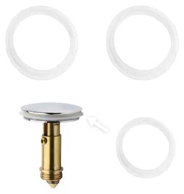 2 O-Ring Dichtungen, 31,5/38 mm, für Badewannenablauf