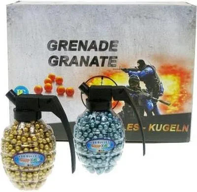 Zdjęcie produktu dla Kulki Granat 800Szt. Złote Niebieskie 12Szt.