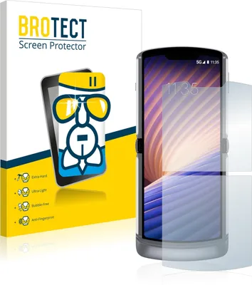 Produktbild von BROTECT Schutzglas für Motorola Razr 5G 2020 Schutzfolie Panzer Folie Glas Display Schutz klar