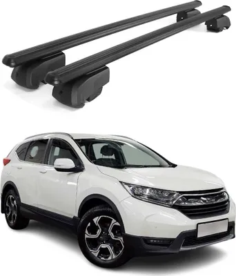 Immagine prodotto di Barre portatutto trasversali per Honda CR-V 2019-2023 Alluminio Nero ABE