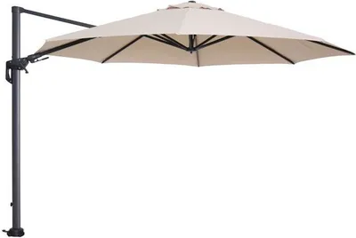 Produktbild von Garden Impressions Hawaii Sonnenschirm - Ø350 cm - carbon black - Ecru