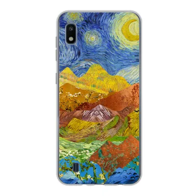 Produktbild von MuchoWow® Handyhülle Schutzhülle Hülle für Samsung Galaxy A10 Alte Meister - Collage - Van Gogh Silikon Softcase Handy Hülle - Schutzhülle