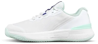 Image de WILSON Intrigue Pro Clay Damenschuh, couleur blanc/bleu marine/bleu skipper, taille 37 1/3