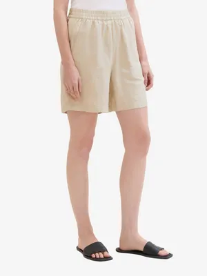 Produktbild von TOM TAILOR Damen-Shorts mit Leinen, 34