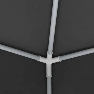 Image de vidaXL Tente de réception professionnelle avec parois latérales 4×9 m Anthracite 90 g/m