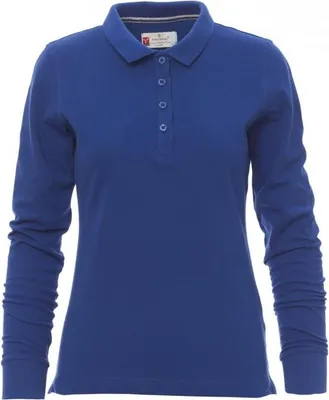Produktbild von Langarm Poloshirt "FLORENCE LADY" - Payper Königsblau M