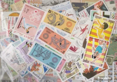 Produktbild von Briefmarken Motive 100 verschiedene Marken
