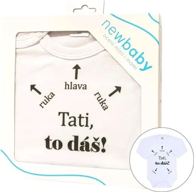 Produktbild von Body mit New Baby Daddy, du schaffst das - Geschenkpaket, Gr. 86 (12-18m)