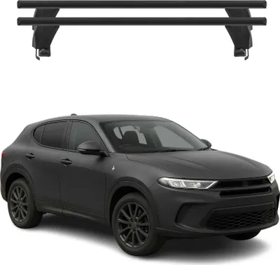 Produktbild von Menabo Dachträger Grundtäger für Dodge Hornet 2022-2025 50kg Alu Schwarz 2x