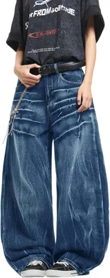 Image de Zewool - Jean pour homme Locker Baggy Streetwear Y2K Oversize XS