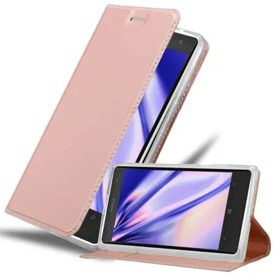 Image de Cadorabo Housse pour Nokia Lumia 1020 Housse rose Cover Etui Book Case Booklet