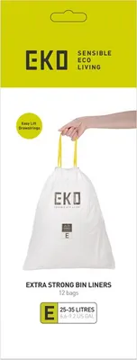 Produktbild von EKO - Müllbeutel 25-35 Liter (E) - Plastic - Weiß