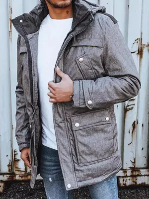Imagen del producto de Dstreet. Chaqueta para hombre, modelo Contain, color gris, talla M