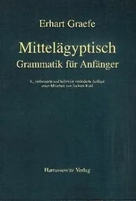 Produktbild von Mittelägyptische Grammatik für Anfänger