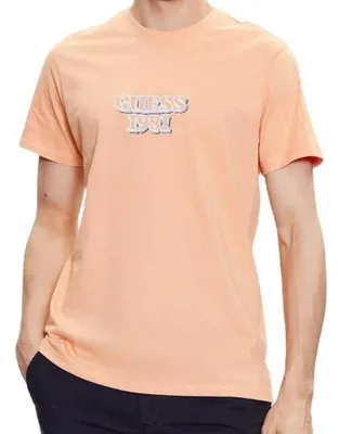 Produktbild von Guess - "1981" T-Shirt für Herren NA277 (S) (Orange)