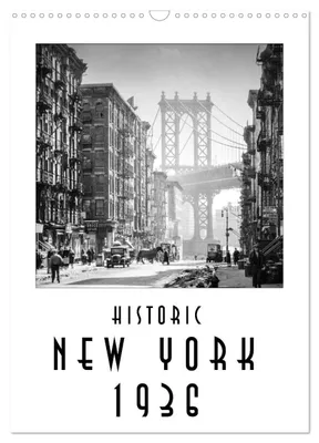 Produktbild von Historisches New York, 1936 (Wandkalender 2027, Format DIN A3, Hochformat), CALVENDO 12-Monats-Wandkalender