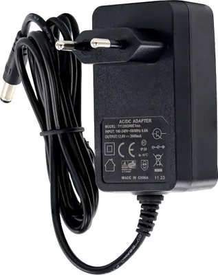 Obrázok produktu pre AC/DC adaptér TY1200200E1mn Vstup 100-240V-50/60Hz 0,8A, výstup 12,0V 2000mA