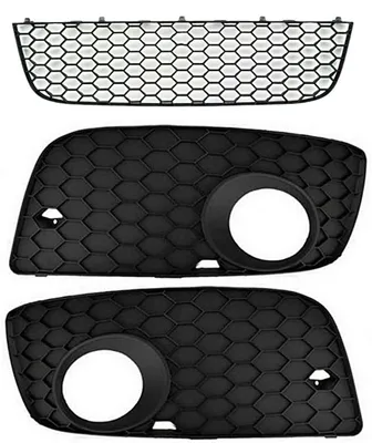Produktbild von SET Lüftungsgitter GRILL GITTER Stoßstange vorne Für VW GOLF V 1K 10.2003 - 05.2009 GTI