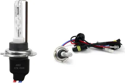 Zdjęcie produktu dla Żarówka ksenonowa żarnik hid xenon H7M 4300K metal AMIO-01426