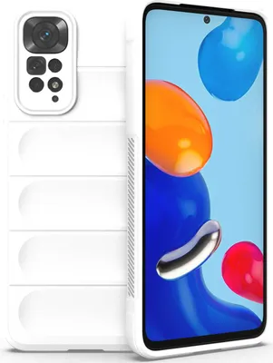 Image de Etui Redmi Note 11S, étui de protection antichoc en TPU Silicone pour Xiaomi Redmi Note 11 / Note 11S Blanc