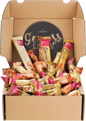 Produktbild von Genusslebenbox mit 500g Viba Mix verschiedenster Nougat der Extraklasse