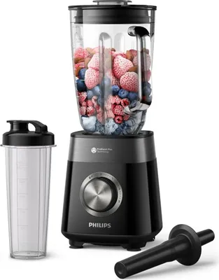 Produktbild von Philips 5000-Serie Standmixer inkl. Blend-and-go-Behälter - 1200 W. 2L maximales Fassungsvermögen. ProBlend Plus-Technologie. Spülmaschinengeeignete