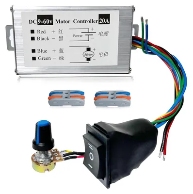 Productafbeelding van DC-motortoerentalregelaar, voor motoren van 12 V tot 60 V